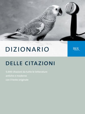 cover image of Dizionario delle citazioni